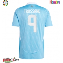 Camiseta Bélgica Leandro Trossard #9 Visitante Equipación Eurocopa 2024 manga corta